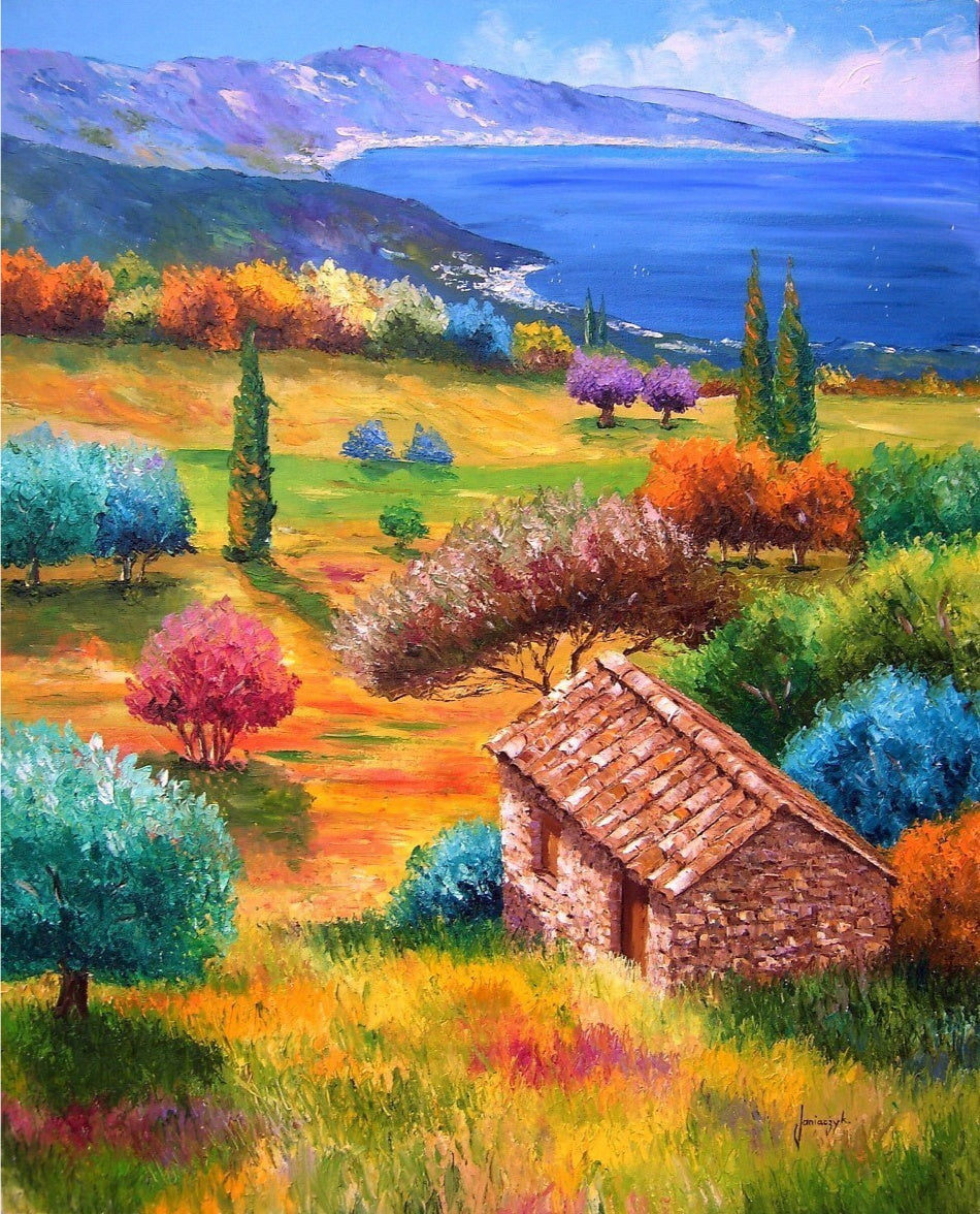 AB Diamond Painting - Full Round - Color Field (40*50cm)