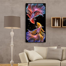 Load image into Gallery viewer, Colorful Fish 45*85CM(Canvas) Full Round Drill Diamond Painting
