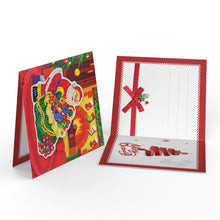 Load image into Gallery viewer, 8pcs DIY Greeting Card Special-shaped Diamond Painting Christmas Postcards
