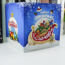 Load image into Gallery viewer, 8pcs DIY Greeting Card Special-shaped Diamond Painting Christmas Postcards
