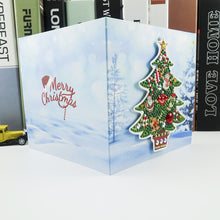 Load image into Gallery viewer, 8pcs DIY Greeting Card Special-shaped Diamond Painting Christmas Postcards
