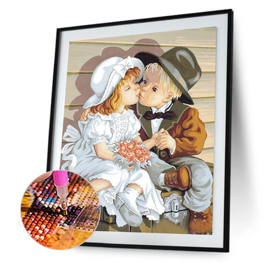 Doll 30*40CM(Canvas) Full Round Drill Diamond Painting