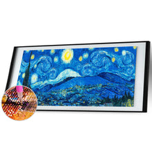 Load image into Gallery viewer, Abstract Night Sky 80*30CM(Canvas) Full Round Drill Diamond Painting
