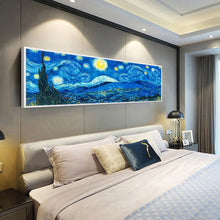 Load image into Gallery viewer, Abstract Night Sky 80*30CM(Canvas) Full Round Drill Diamond Painting
