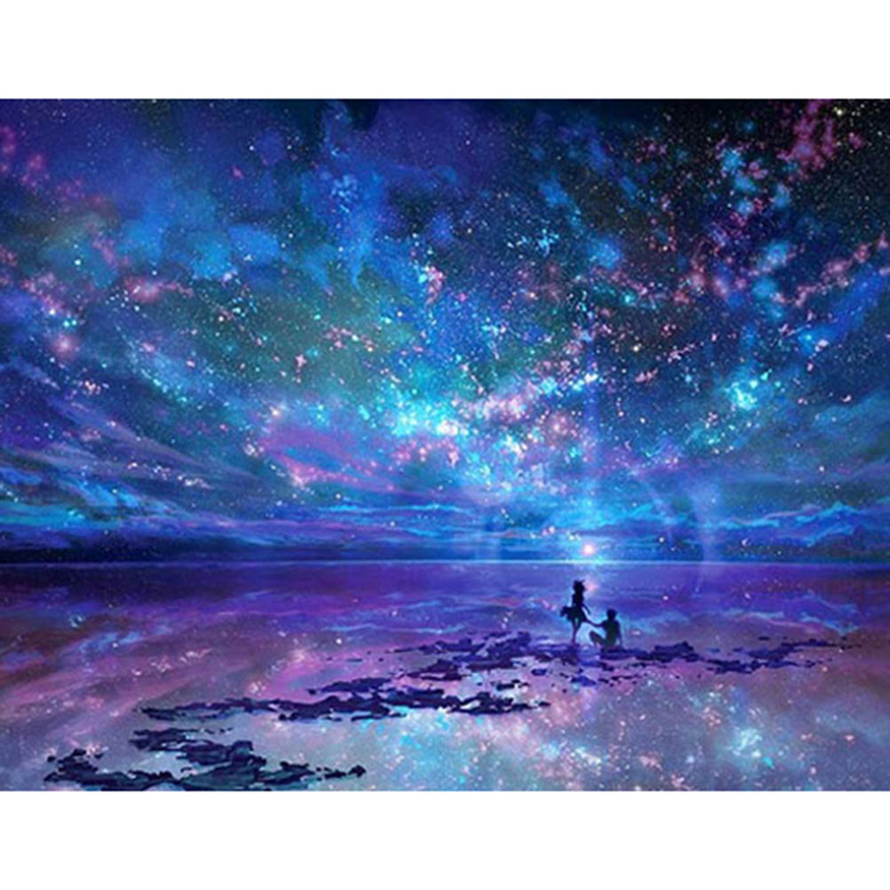 Starry Sky 40*50CM(Canvas) Full Square Drill Diamond Painting