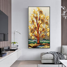 Load image into Gallery viewer, Flowers 45*85CM(Canvas) Full Round Drill Diamond Painting
