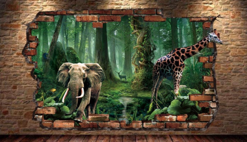AB Diamond Painting - Full Round - Forest secret (40*70cm)