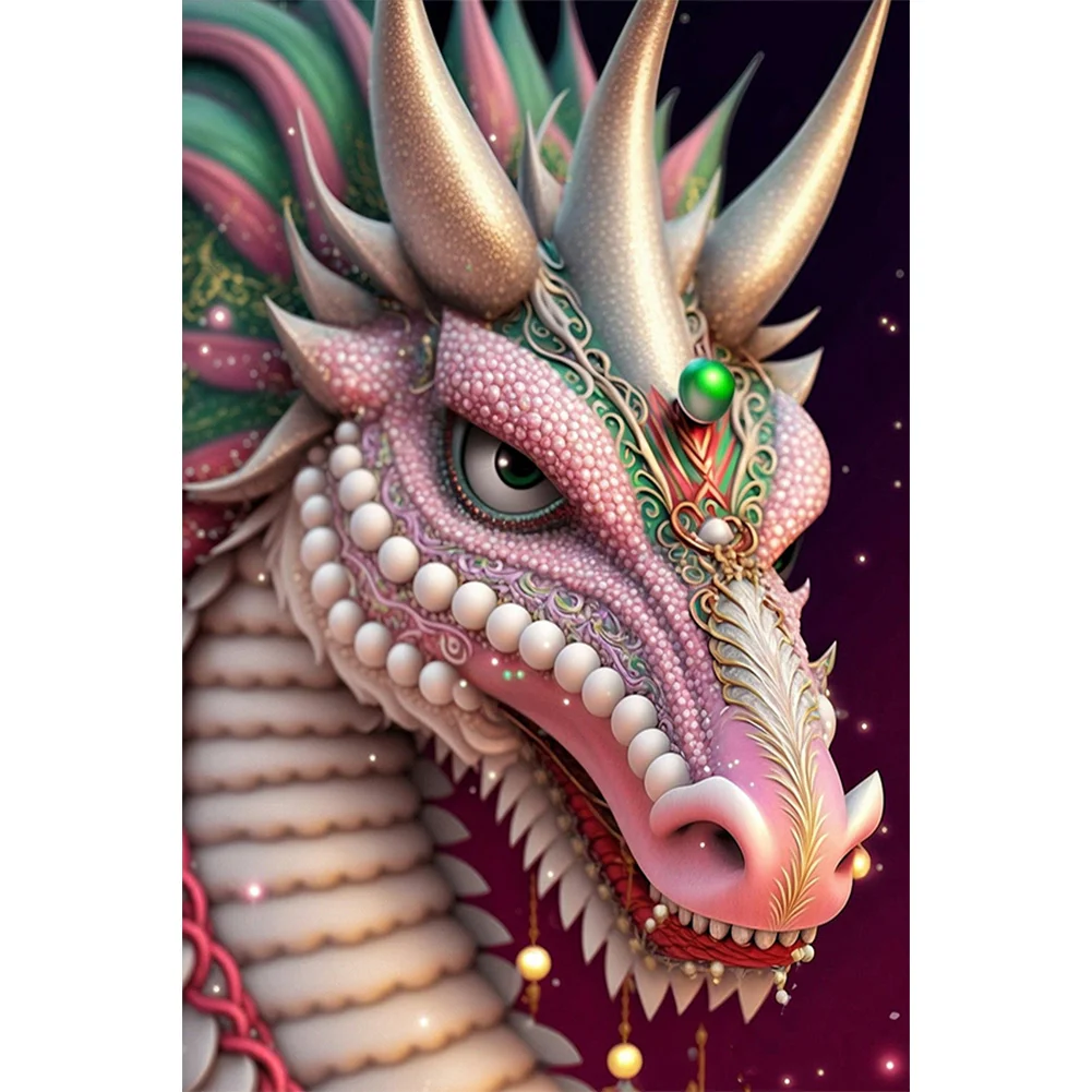 AB Diamond Painting - Full Round - Colorful Dragon (40*60cm)