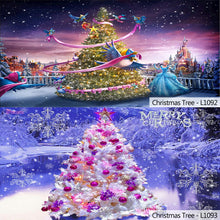 Load image into Gallery viewer, Christmas Tree 40*30CM(Canvas) Full Round Drill Diamond Painting
