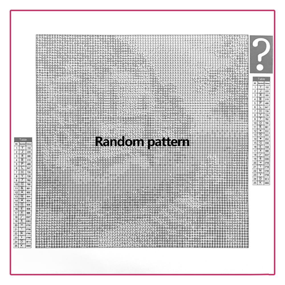 Mysterious Random Pattern Full Round Diamond Painting (30x30cm)