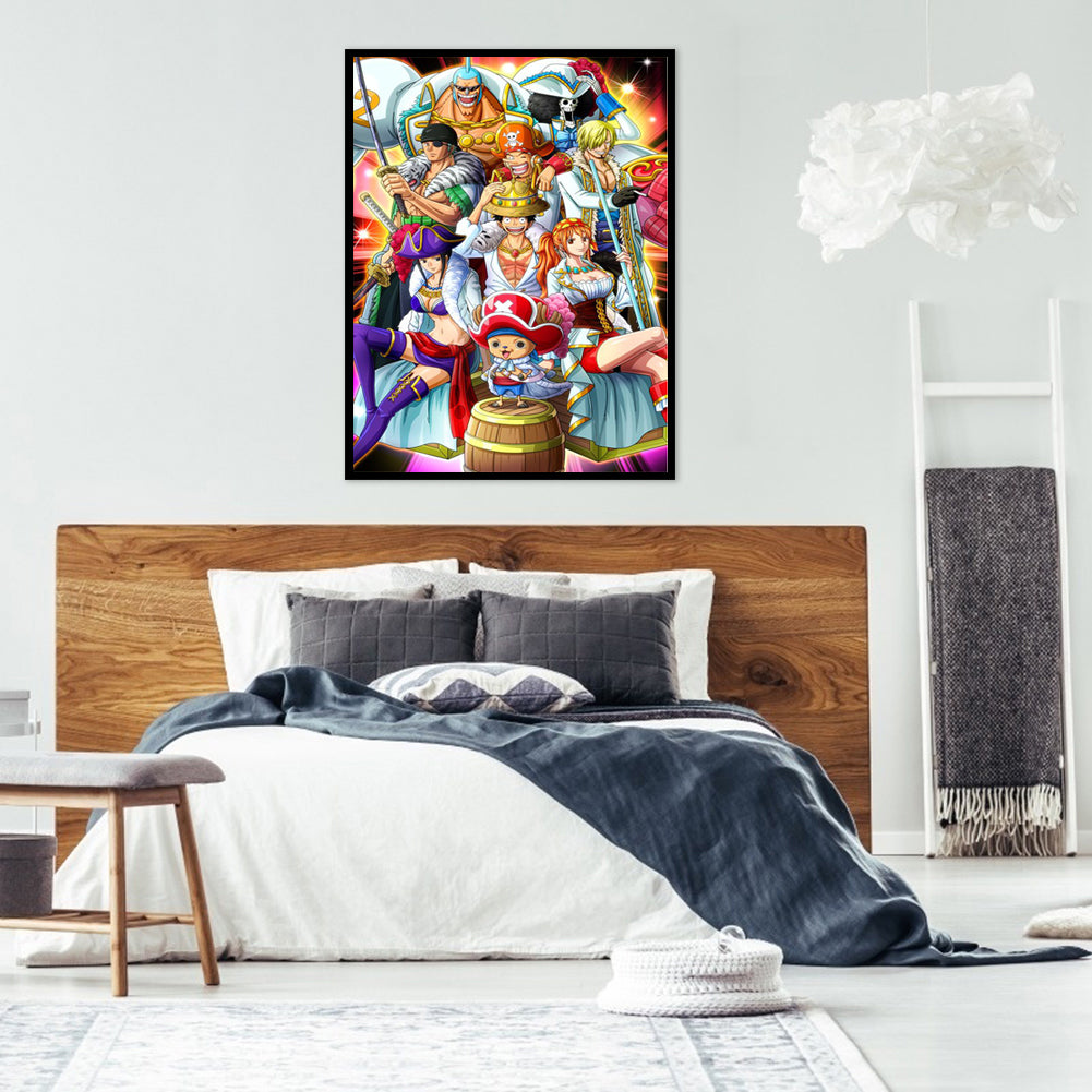Anime 40*50CM(Canvas)-Full Round Drill Diamond Painting