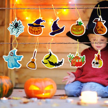 Load image into Gallery viewer, 10pcs Halloween DIY Diamond Painting Pendant Full Drill Mosaic Ornament Kit
