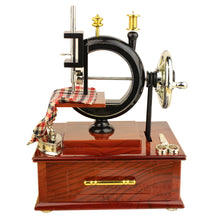 Load image into Gallery viewer, Simulation Sewing Machine Music Box Kids Retro Toy Jewelry Box Resin Craft
