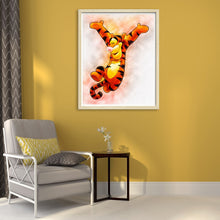 Load image into Gallery viewer, Cartoon Tiger 30*40CM(Canvas)-Full Round Drill Diamond Painting
