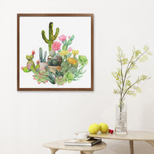 Load image into Gallery viewer, Cactus 30*30CM(Canvas) Full Round Drill Diamond Painting
