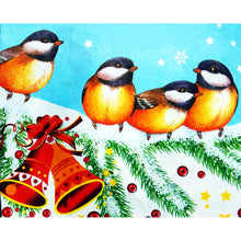 Load image into Gallery viewer, Christmas Bird Festival 30*40CM(Canvas) Full Round Drill Diamond Painting
