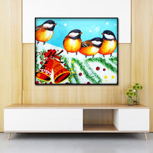 Load image into Gallery viewer, Christmas Bird Festival 30*40CM(Canvas) Full Round Drill Diamond Painting
