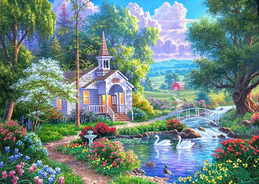 AB Diamond Painting - Full Round - Scenery (50*70cm)