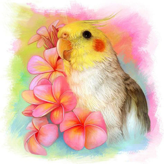 Birds And Flowers 30*30CM(Canvas) Full Round Drill Diamond Painting