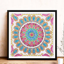 Load image into Gallery viewer, Mandala Flowers 30*30CM(Canvas) Partial Round Drill Diamond Painting
