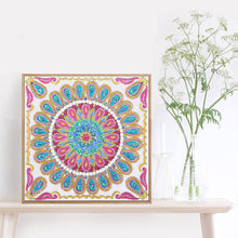 Load image into Gallery viewer, Mandala Flowers 30*30CM(Canvas) Partial Round Drill Diamond Painting
