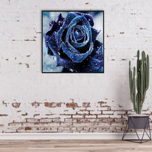 Load image into Gallery viewer, Purple Rose 30*30CM(Canvas) Full Round Drill Diamond Painting
