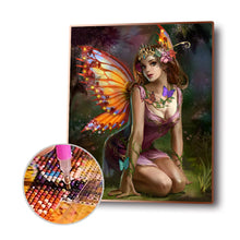 Load image into Gallery viewer, Butterfly Fairy Girl 30*40CM(Canvas) Full Round Drill Diamond Painting
