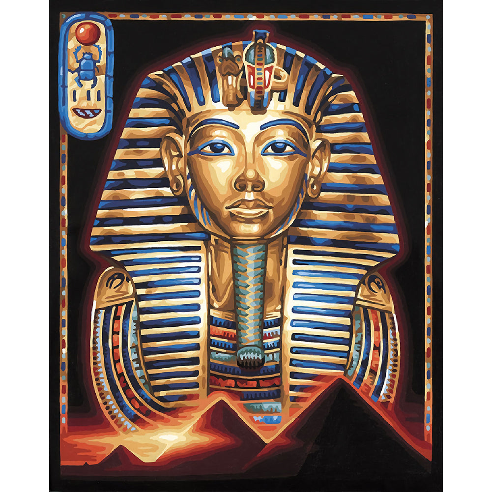 Egyptian Portrait 30*40CM(Canvas) Full Round Drill Diamond Painting
