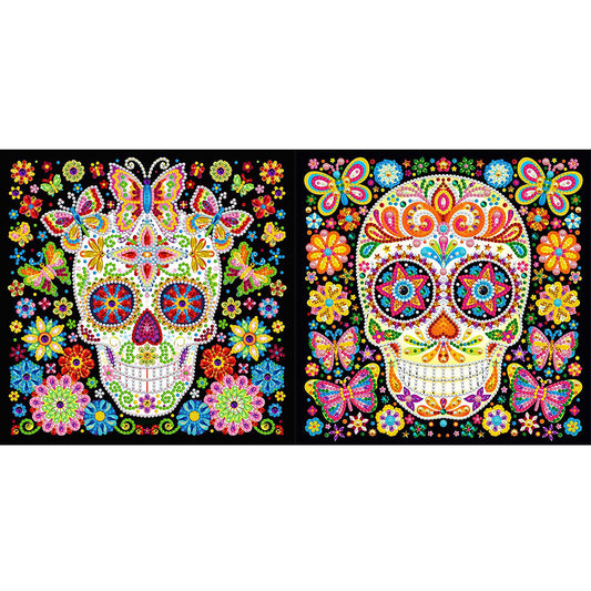 Skull 30*30CM(Canvas) Special Shaped Drill Diamond Painting