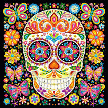 Load image into Gallery viewer, Skull 30*30CM(Canvas) Special Shaped Drill Diamond Painting
