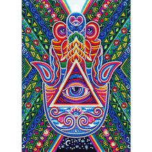 Load image into Gallery viewer, Color Eye 30*40CM(Canvas) Special Shaped Drill Diamond Painting
