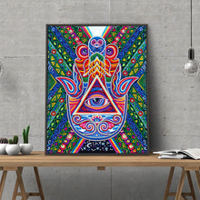 Load image into Gallery viewer, Color Eye 30*40CM(Canvas) Special Shaped Drill Diamond Painting
