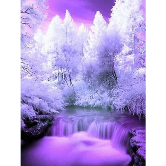 Fascinating Nature 30x40cm(canvas) full round drill diamond painting