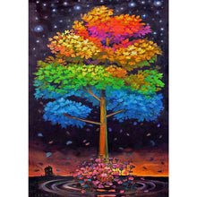 Load image into Gallery viewer, Tree 30*40CM(Canvas) Full Round Drill Diamond Painting
