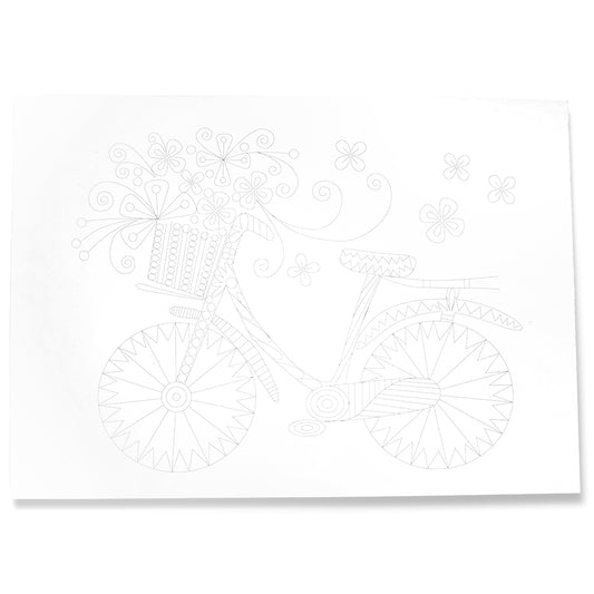 Quilted Paper Stripes Tool Set Bike Flower DIY Quilling Paper Painting Kit