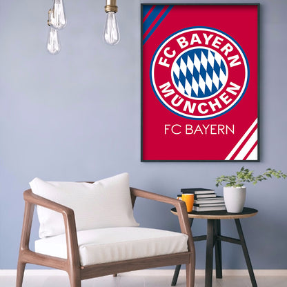 Fc Bayern Munich 30*40CM(Canvas)-Full Round Drill Diamond Painting