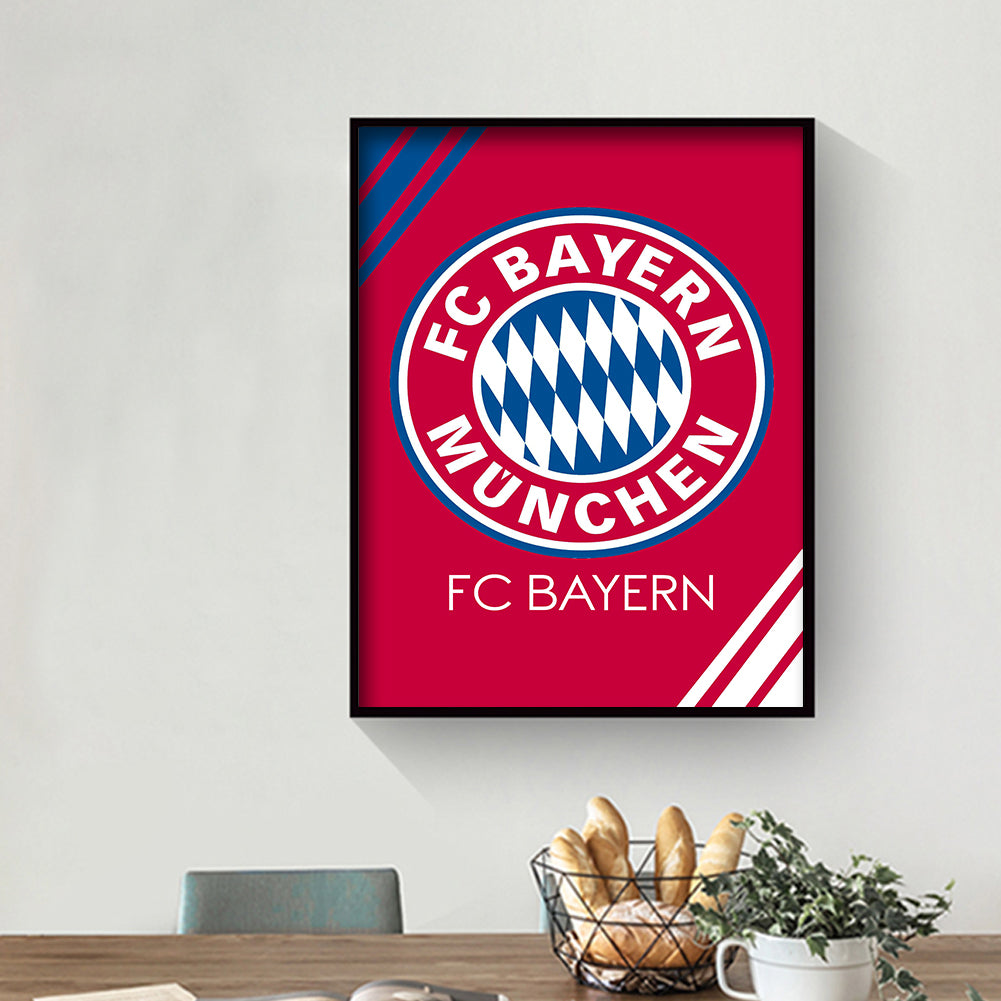 Fc Bayern Munich 30*40CM(Canvas)-Full Round Drill Diamond Painting
