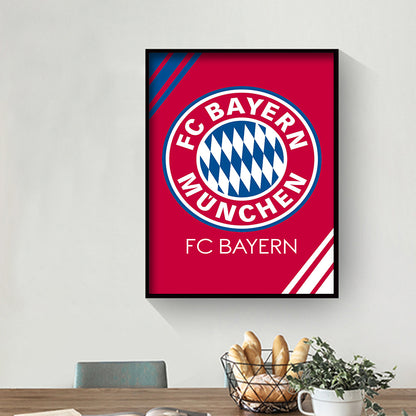Fc Bayern Munich 30*40CM(Canvas)-Full Round Drill Diamond Painting