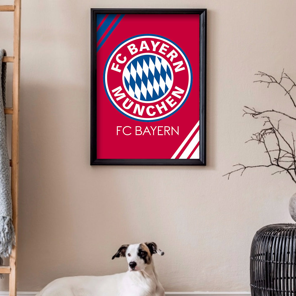 Fc Bayern Munich 30*40CM(Canvas)-Full Round Drill Diamond Painting