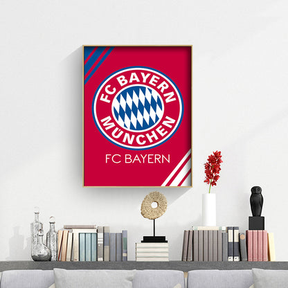 Fc Bayern Munich 30*40CM(Canvas)-Full Round Drill Diamond Painting