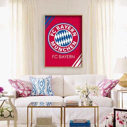 Fc Bayern Munich 30*40CM(Canvas)-Full Round Drill Diamond Painting