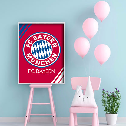 Fc Bayern Munich 30*40CM(Canvas)-Full Round Drill Diamond Painting