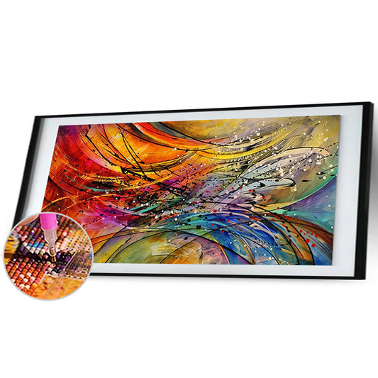 Unordered Lines 50*110CM(Canvas) Full Round Drill Diamond Painting