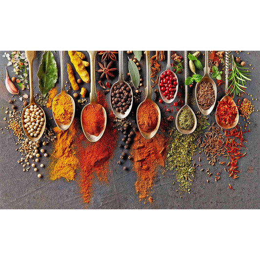 Seasoning 85*45CM(Canvas) Full Round Drill Diamond Painting