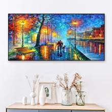 Load image into Gallery viewer, Evening Streets Lights 85*45CM(Canvas) Full Round Drill Diamond Painting
