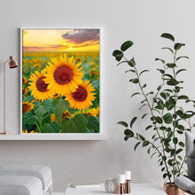 Load image into Gallery viewer, Sunflowers 30*40CM(Canvas) Full Round Drill Diamond Painting
