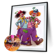 Load image into Gallery viewer, Clowns 30*40CM(Canvas) Full Round Drill Diamond Painting
