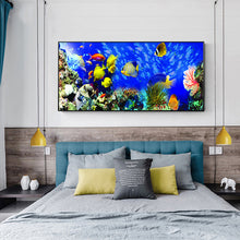 Load image into Gallery viewer, Color Deep Sea Creature 100*40CM(Canvas) Full Round Drill Diamond Painting
