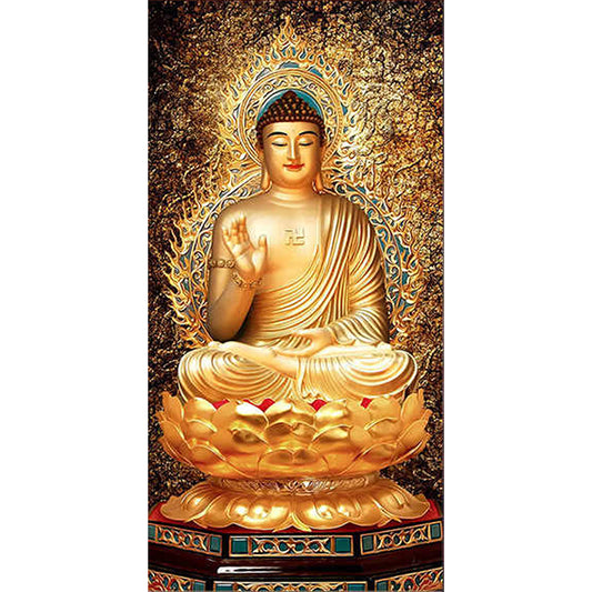 Buddha 45*85CM(Canvas) Full Round Drill Diamond Painting
