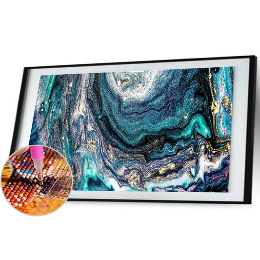 Abstract Poster 80*40CM(Canvas) Full Round Drill Diamond Painting